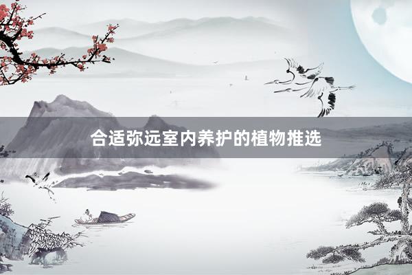 合适弥远室内养护的植物推选